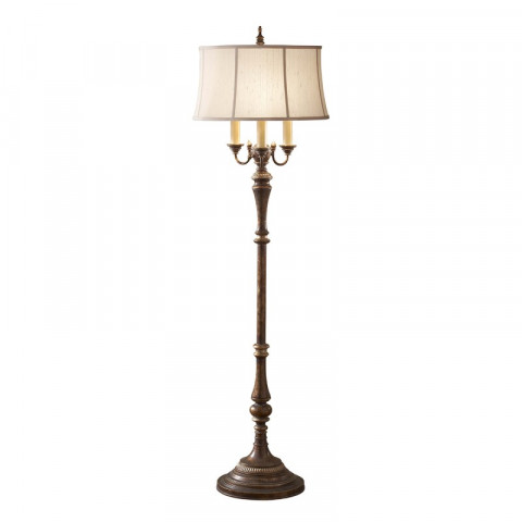 Lampadaire gibson, avec abat-jour