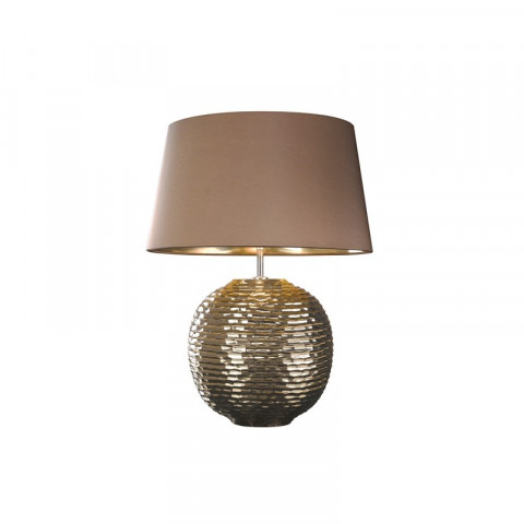 Lampe caesar gold, porcelaine dorée, sans abat-jour