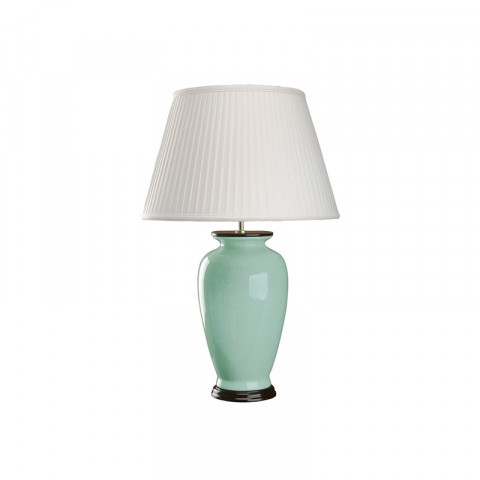 Lampe celadon, sans abat-jour