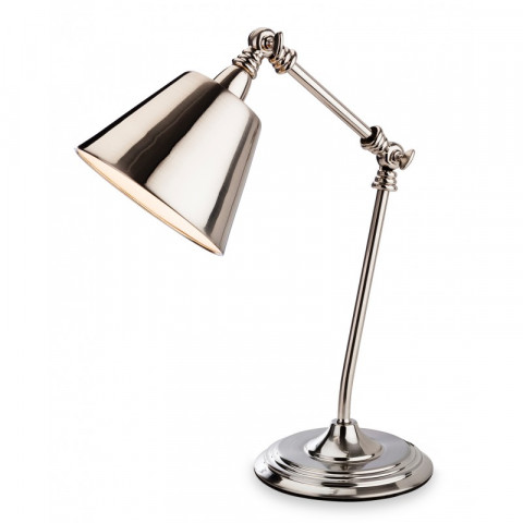 Lampe clarion, chrome brossé