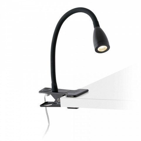 Lampe de bureau noire loke