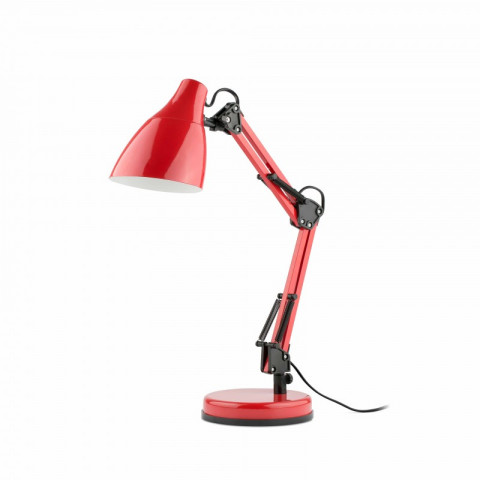 Lampe de bureau rouge gru 1 ampoule
