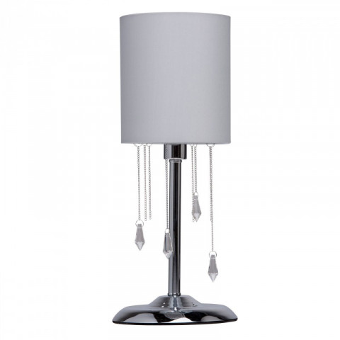 Lampe de table chromée elegance 1 ampoule 40 cm