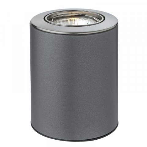 Lampe floodlite, acier brossé