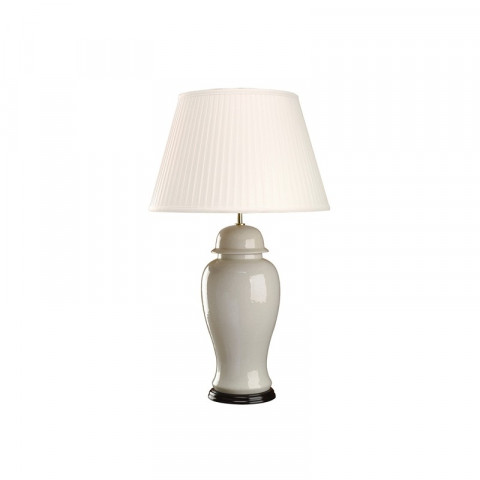 Lampe ivory crackle large, sans abat-jour