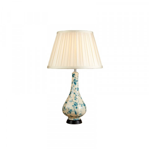 Lampe teal leaves, sans abat-jour