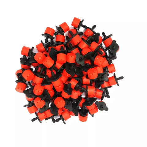 Lot de 100 goutteurs couleur rouge