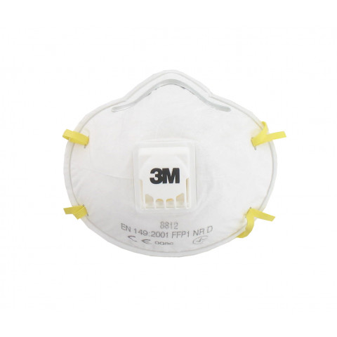 Masque 3m 8812 anti-poussière ffp1 avec soupape