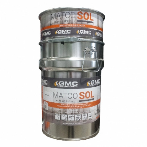Peinture Matcosol classique - Résine époxy bi-composant gmc - Couleur et contenance au choix