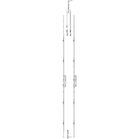 Crémone porte d'entrée powerlock roto - h.500 - automatique f28/70 - 4 galets - d1000 - hff1600/2200 - 619456