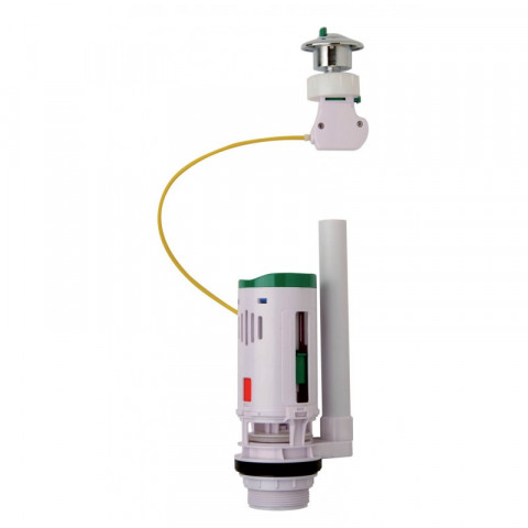 Mécanisme de chasse d eau de WC double poussoir à câble Doubs C53 d OLFA