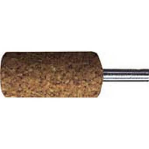 Meule sur tige cylindrique ZY, Type : ZY 1632, Ø x hauteur 16 x 32 mm, Taille de grains 30, Type de grain : AN, Vitesse maxi. : 51200 tr/mn