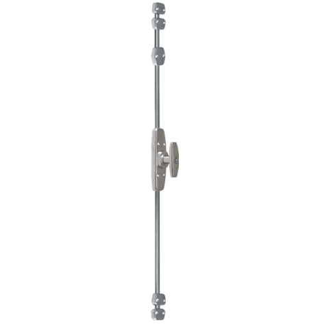 Cremone n2 a clef chrome