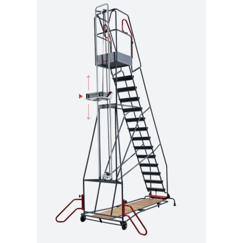 Monte-charge pour escabeau à immobilisation automatique 10 marches - 832008826