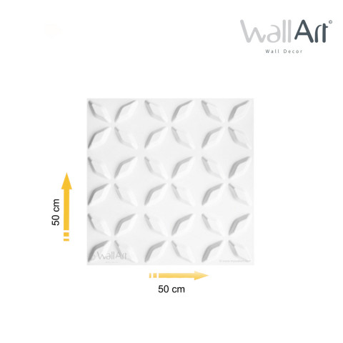 Panneau mural 3d wallart saiphs 3m2