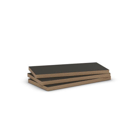 Panneau isolant en laine de roche Rockglace largeur 60 cm longueur 1,35 m 