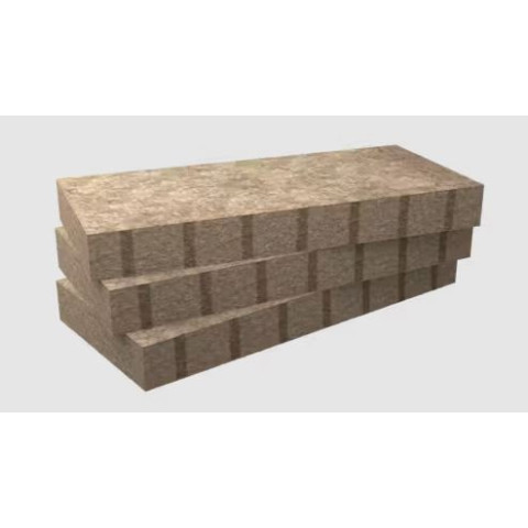 Panneau isolant semi-rigide en laine de roche Mb Rock de Rockwool (palette) - Epaisseur et largeur au choix