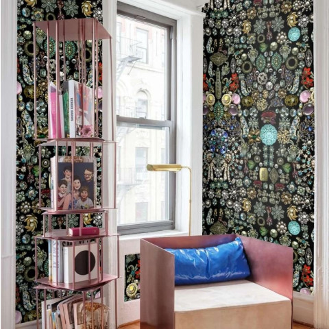 Papier peint à motifs de diamants et de bijoux - GIOIELLI++