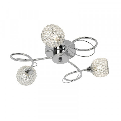 Plafonnier aherne, 3 ampoules - Coloris au choix