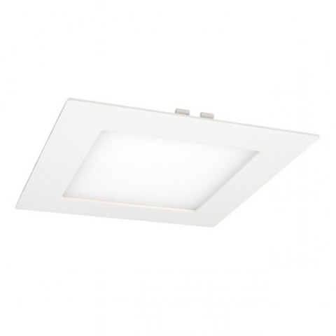 Plafonnier led 18 watt 225x225mm - Couleur eclairage - Blanc neutre, Finition - Grise
