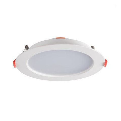 Plafonnier led 18 watt (eq. 150 watt) - diam 185mm - couleur - blanc chaud 3000°k