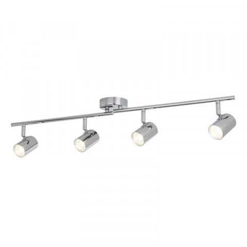 Plafonnier rollo, chrome, 4 ampoules