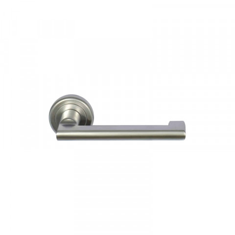 Poignée de porte aluminium - pyla - finition chrome perle