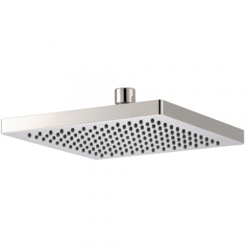 Pomme de douche seule carré en métal/ abs chromé, 200x200 mm