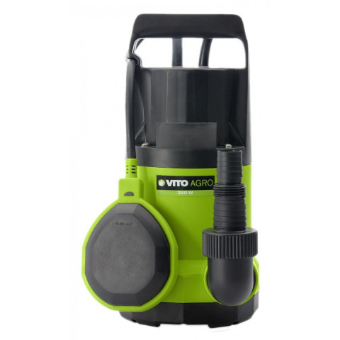 Pompe d'évacuation eau claire 350w - profondeur max 5m - hauteur max 7m - 6500l/h - câble 10m