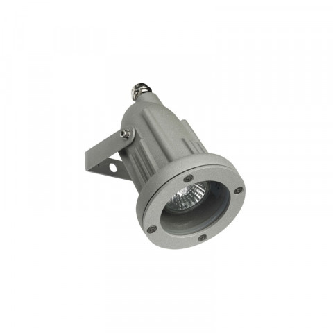 Projecteur helio, aluminium et verre, gris