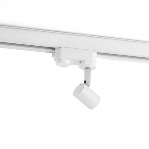 Projecteur sur rail blanc plot 1 ampoule