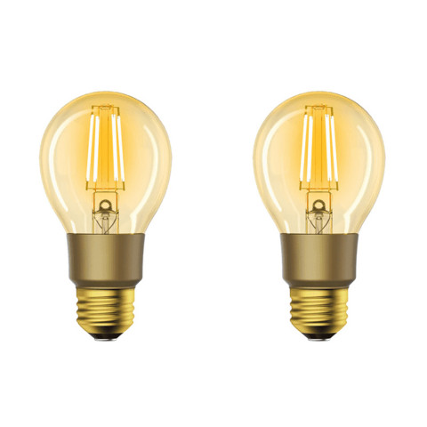 Pack de 2 ampoule led à filament intelligente e27 - r9078-2pack - woox