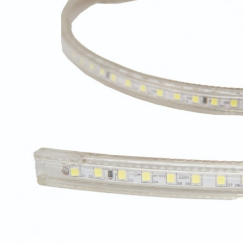 Ruban led 220v 1m-50m smd2835 120led/m ip65 (vendu sur mesure) - couleur eclairage : blanc froid 6000k - 8000k