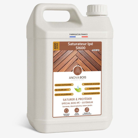 Saturateur Ipé SI600 - Protection et entretien des terrasses en Ipé AnovaBois  - Contenance au choix