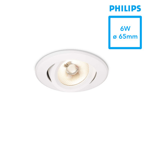 Spot encastré à LED Philips RS011B LED5-40-/830 PSR WH