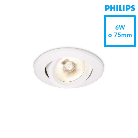 Spot encastré à LED Philips RS011B LED8-40-/830 PSR WH