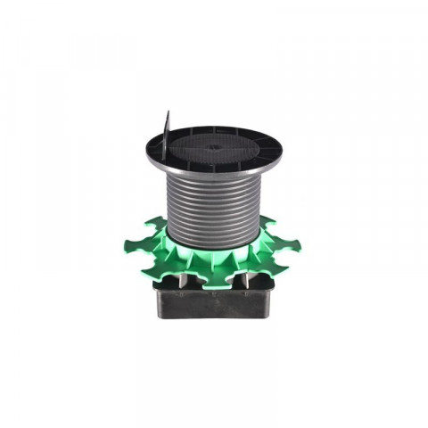 jouplast support terrasse bois pour pieu metallique elevo distriartisan