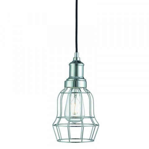 Suspension 1 ampoule bell cage - Coloris au choix