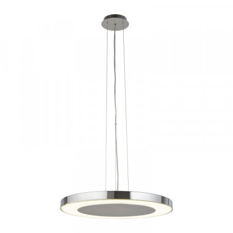 Suspension 50 cm lexi, chrome et verre