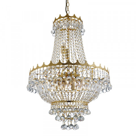 Suspension 9 ampoules Versailles - Coloris au choix