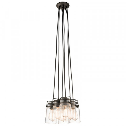 Suspension brinley, 6 ampoules - Coloris au choix