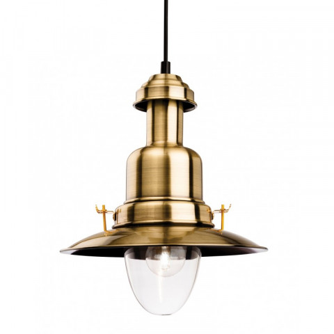 Suspension classic fisherman, laiton antique
