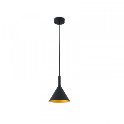 Suspension noir/or pam l16,5