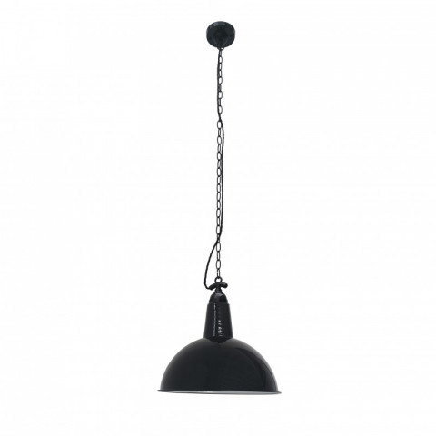 Suspension noire lou 1 ampoule