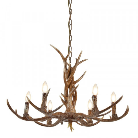 Suspension stag, résine, 6 ampoules