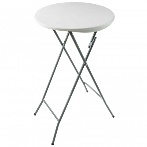 Table mange-debout pliante 110cm, ø60cm