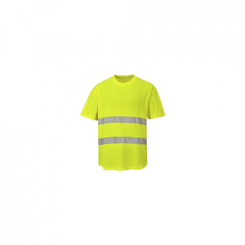Tee shirt haute visibilité portwest aéré - taille et coloris au choix