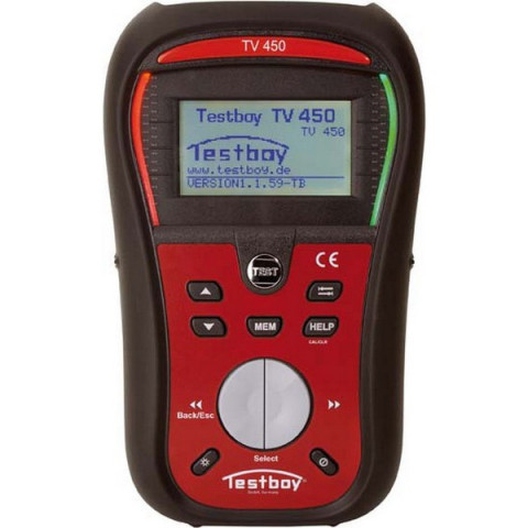 Testeur d'installation Testboy TV 450, Protection contre la surtension : CAT III 600 V/CAT IV 300 V