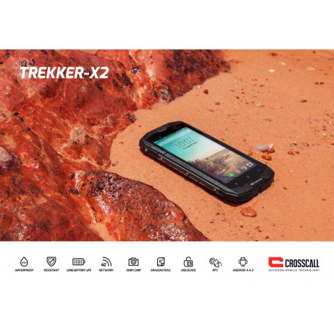 Pack PRO Smartphone CROSSCALL TREKKER-X2 Accessoires inclus