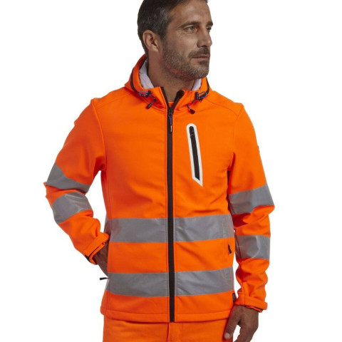 Veste de travail haute visibilité softshell diadora 20471:2013 3 - Couleur et taille au choix